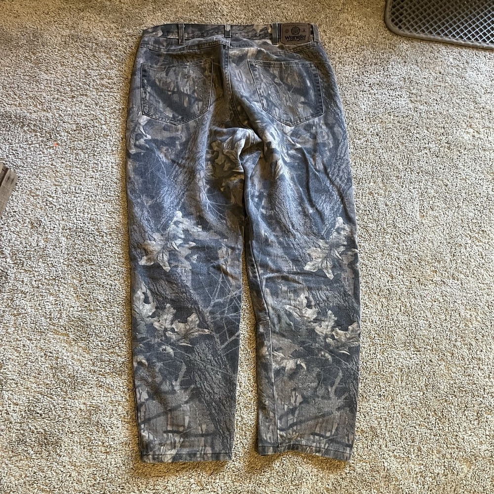 Vintage Y2K‎ Wrangler Real Tree Pants Double Knee Men's 36x30 - Picture 8 of 8